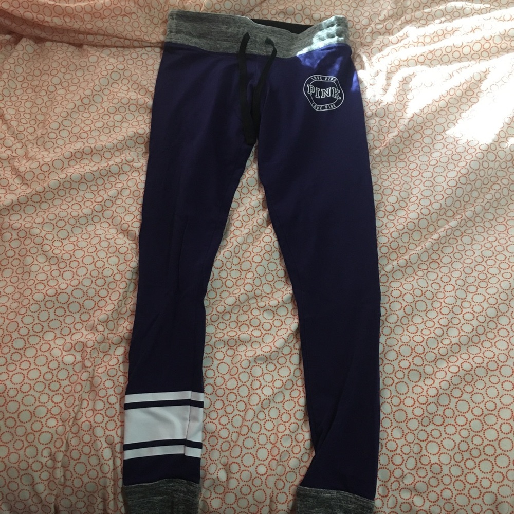 PINK Leggings (purple/white) Victoria’s Secret